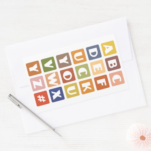 Naughty Alphabets stickers (Envelop)
