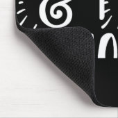 Naughty And I Know It Funny Christmas Baby T Shirt Muismat (Hoek)