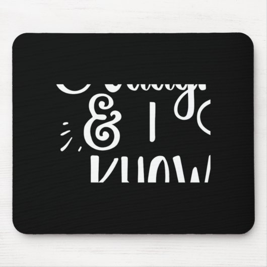 Naughty And I Know It Funny Christmas Baby T Shirt Muismat (Voorkant)