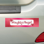 Naughty Angel Bumpersticker (Op auto)