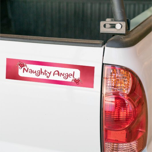 Naughty Angel Bumpersticker (Op Truck)