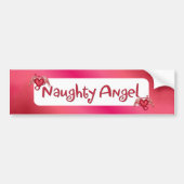 Naughty Angel Bumpersticker (Voorkant)