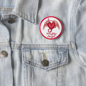 Naughty Angel Ronde Button 5,7 Cm (In situ)
