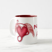 Naughty Angel Tweekleurige Koffiemok (Voorkant links)