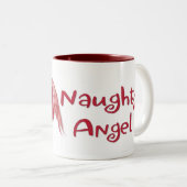 Naughty Angel Tweekleurige Koffiemok (Voorkant rechts)