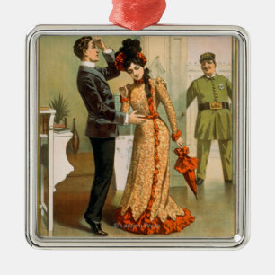 Naughty Anthony "Het weer" theaterPoster Metalen Ornament