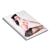 Naughty Ballerina Pin Up Notitieboek (Rechterzijde)