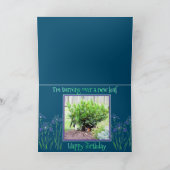 Naughty Basset Hound op Funny Dad's verjaardag Kaa Kaart (Binnen)