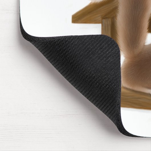 Naughty Bird Feeder Squirrel Mousepad Muismat (Hoek)