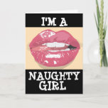 NAUGHTY BIRTHDAY LIPS KAART VOOR HUSBAND HEM<br><div class="desc">IK BEN EEN NAUWKEURIGE MEISJE. BINNENLEZEN: WORDT IK GESPANKEERD VOOR JE BIRTHDAY?</div>