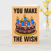 NAUGHTY BIRTHDAYS BLOW BIRTHDAY CARDS FOR HIM KAART (Gele Bloem)