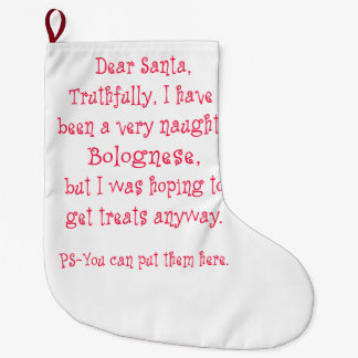 Naughty Bolognese Grote Kerstsok