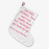 Naughty Boxer Grote Kerstsok (Voorkant (Hangend))