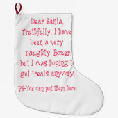 Naughty Boxer Grote Kerstsok (Voorkant)