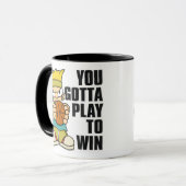 Naughty Boy Basket Ball Mok (Voorkant links)