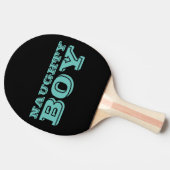 NAUGHTY BOY, Funny Ping Pong Paddles Tafeltennisbatje (Zijkant)