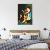 Naughty Boy of Verplichte Opleiding Canvas Afdruk (Insitu (Slaapkamer))