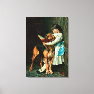 Naughty Boy of Verplichte Opleiding Canvas Afdruk