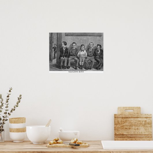 Naughty Boys Poster (Keuken)