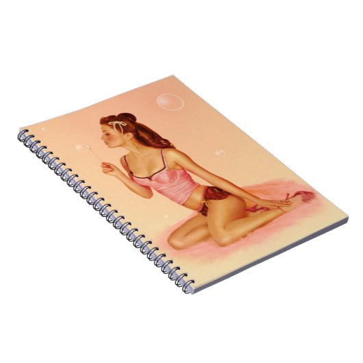  Naughty Bubble Pin Up Notitieboek (Rechterzijde)