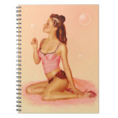  Naughty Bubble Pin Up Notitieboek (Voorkant)