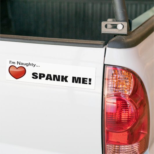 Naughty Bumpersticker (Op Truck)