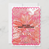 Naughty but Good Kind Santa's Wish List Kerstmis Feestdagenkaart (Achterkant)