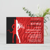 Naughty but Nice Bachelorette Part Kaart (Staand voorkant)