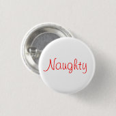 Naughty Button (Voorkant /achterkant)
