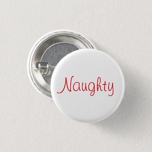 Naughty Button (Voorkant /achterkant)