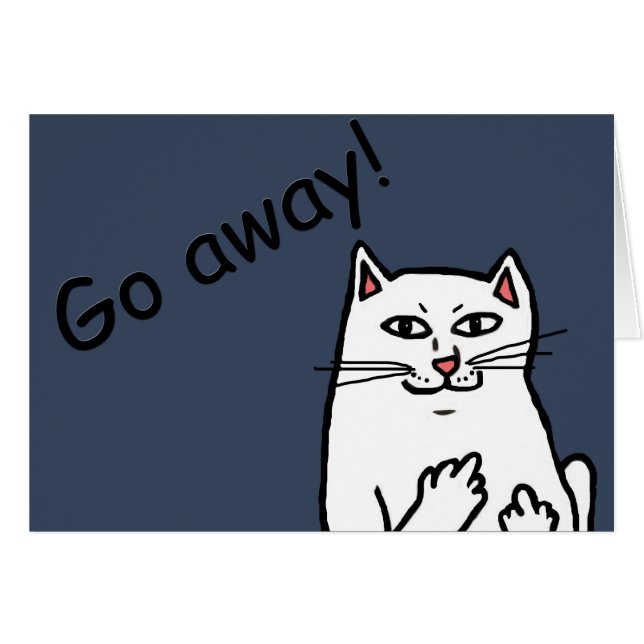 Naughty Cat (Voorkant Horizontaal)