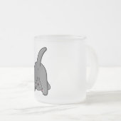 NAUGHTY CAT BACK DESIGN MATGLAS KOFFIEMOK (Voorkant rechts)