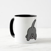 NAUGHTY CAT BACK DESIGN MOK (Voorkant links)