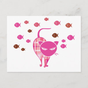 Naughty Cat Briefkaart