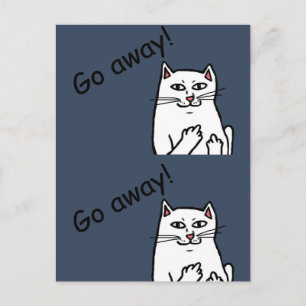 Naughty Cat Briefkaart