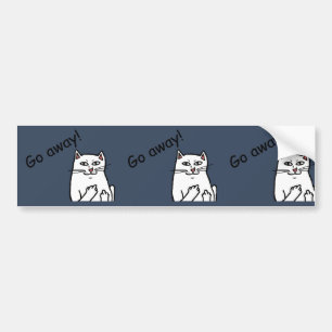 Naughty Cat Bumpersticker