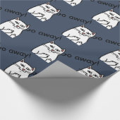 Naughty Cat Cadeaupapier (Hoek)