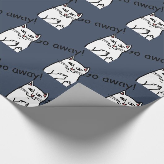 Naughty Cat Cadeaupapier (Hoek)