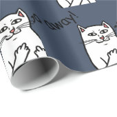 Naughty Cat Cadeaupapier (Rol Hoek)