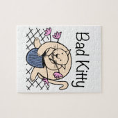 Naughty Cat Cartoon Legpuzzel (Horizontaal)