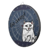 Naughty Cat Dartbord (Voorkant Rechts)
