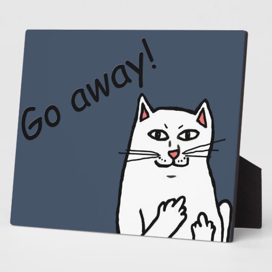 Naughty Cat Fotoplaat (Zijkant)