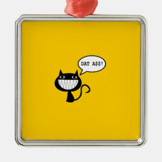 Naughty Cat Metalen Ornament