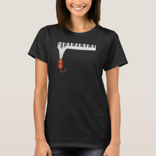 Naughty Cat Music Meme Piano Teacher T-shirt