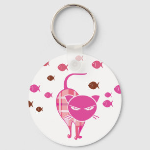 Naughty Cat Sleutelhanger