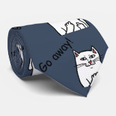 Naughty Cat Stropdas (Opgerold)