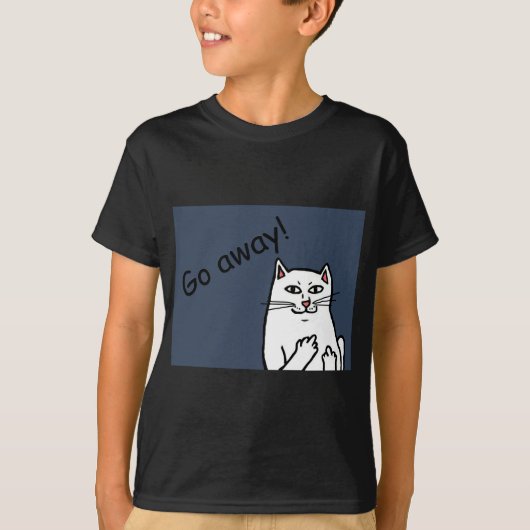 Naughty Cat T-shirt (Voorkant)