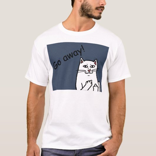 Naughty Cat T-shirt (Voorkant)