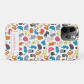 Naughty Cats Kittens Crowd Persoonlijk Case-Mate iPhone Case (Achterkant (horizontaal))