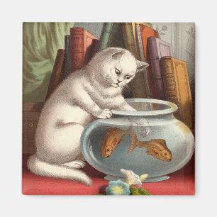 Naughty Cats - Vist Cat Fridge Magnet